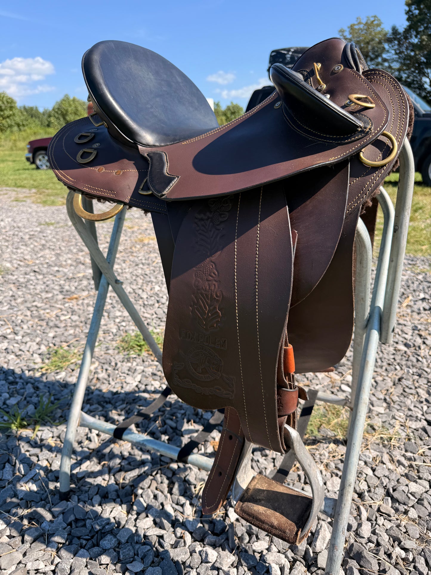 Australian stock saddle company Fox poley saddle