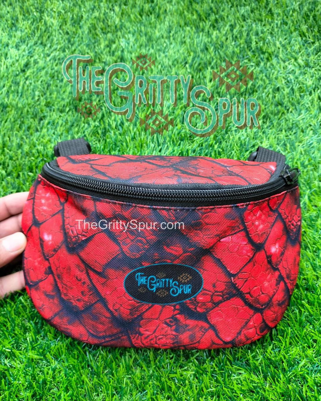 PRE ORDER- Red Dragon Saddle Pouch