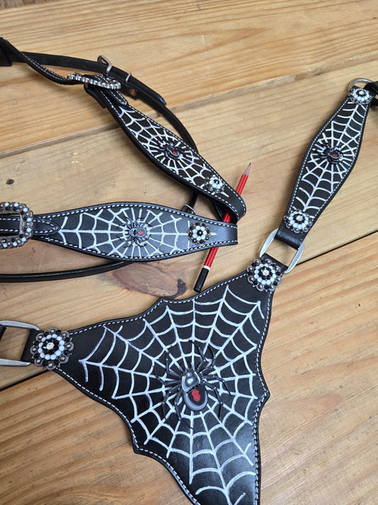 PRE ORDER- Spider Web Tack Set