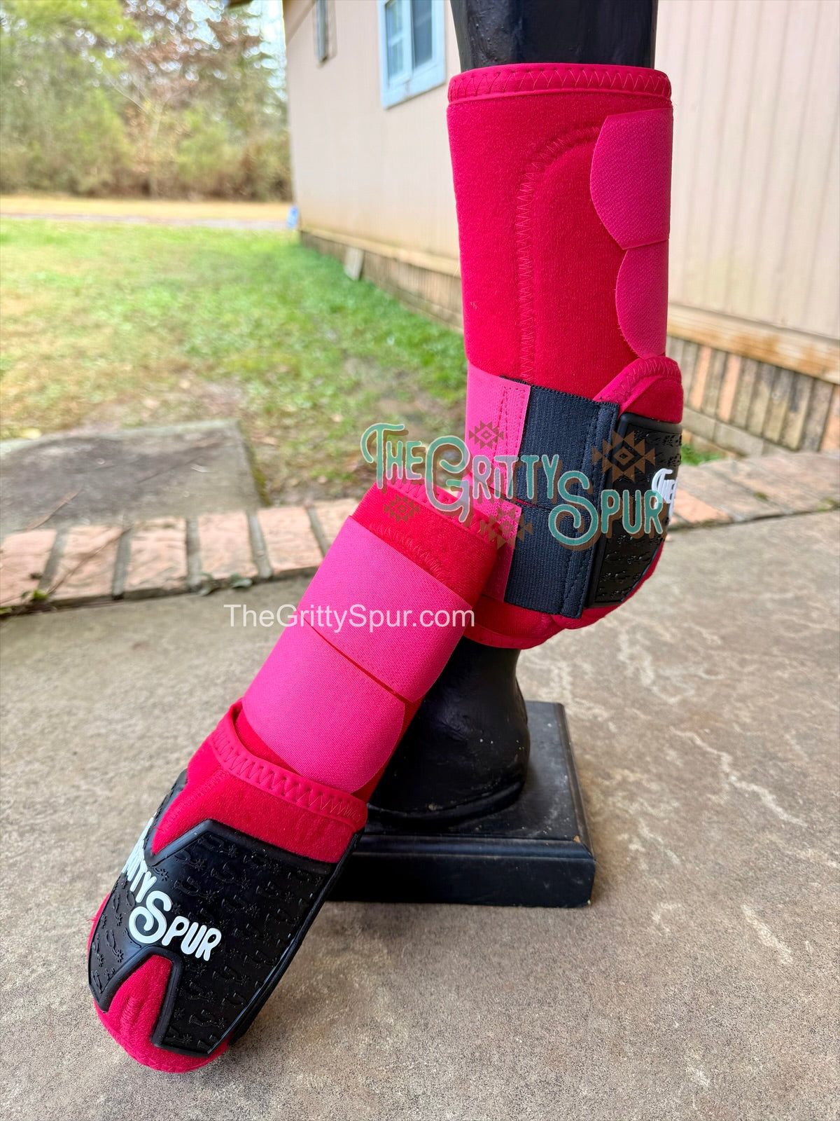 READY TO SHIP- Rubber Heel Sport Boots