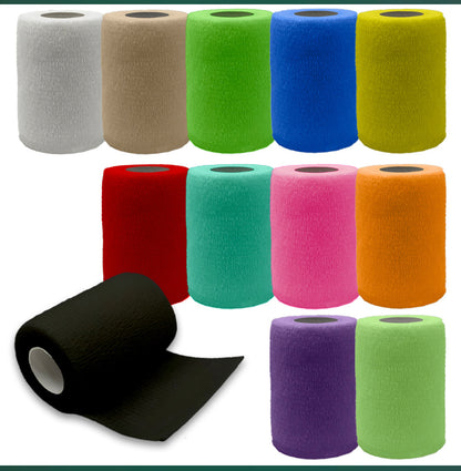 3” OR 4” self adhesive wrap (vet wrap / co band) 12 and 24 pack!