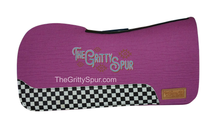 PRE ORDER- CHECKER WEAR LEATHER- Colored 100% wool felt saddle pad- tester pads