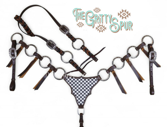 READY TO SHIP- Checker Ring Tack Set