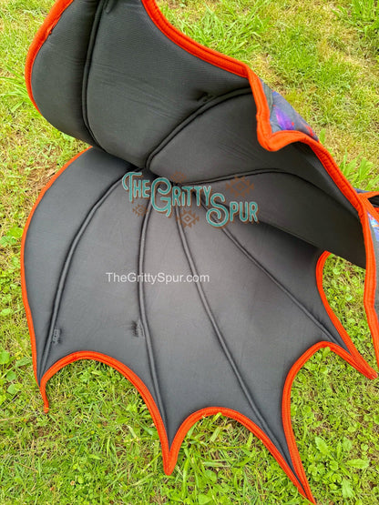 READY TO SHIP- Dragon Saddle Pad (all colors inside)
