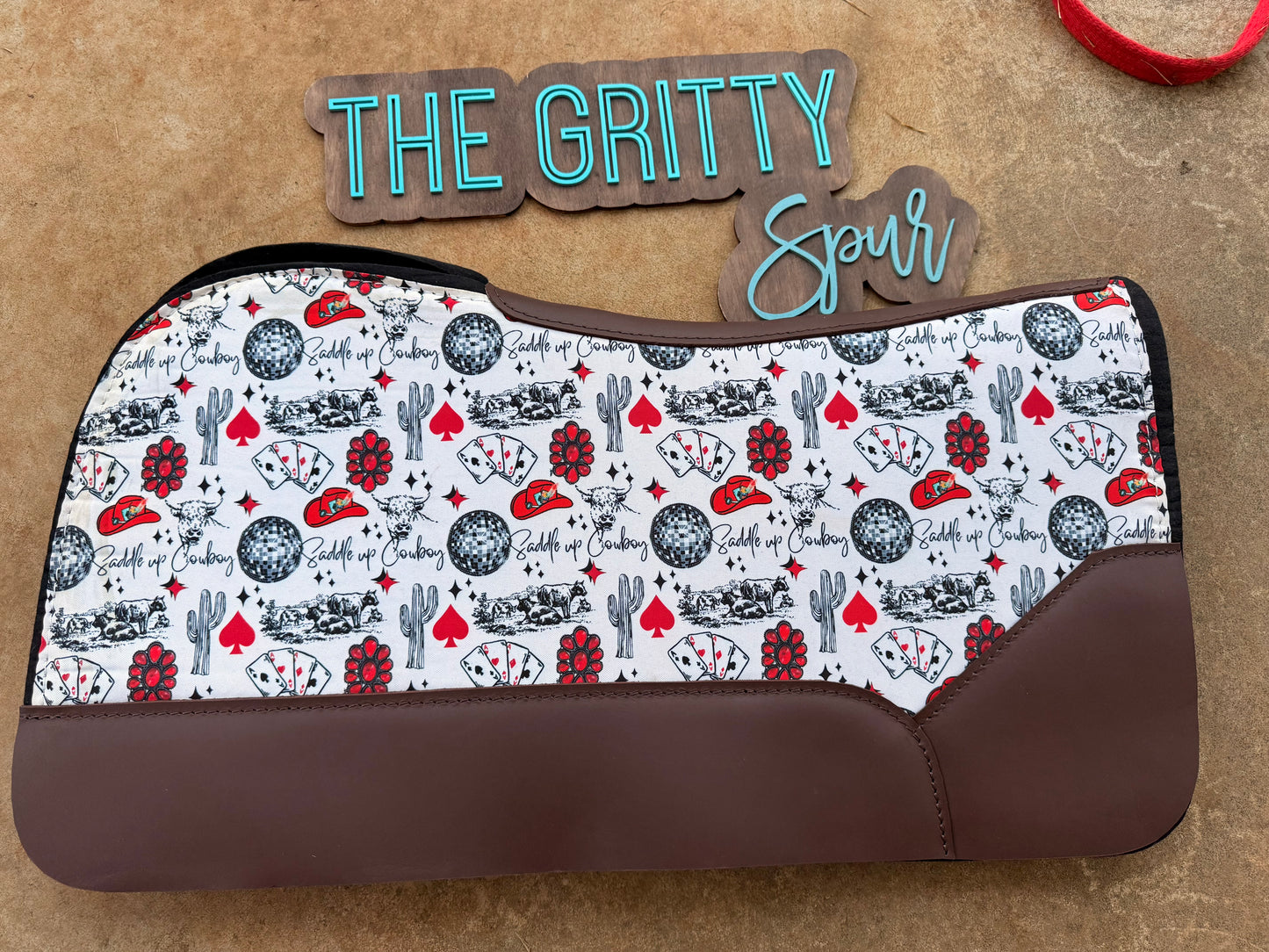 PRE ORDER- CHECKER WEAR LEATHER- Colored 100% wool felt saddle pad- tester pads