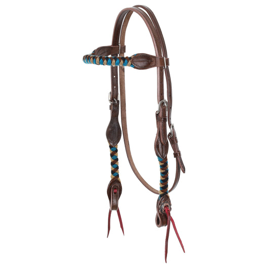 Desert Dawn Mohair Browband Headstall and Breastcollar Set