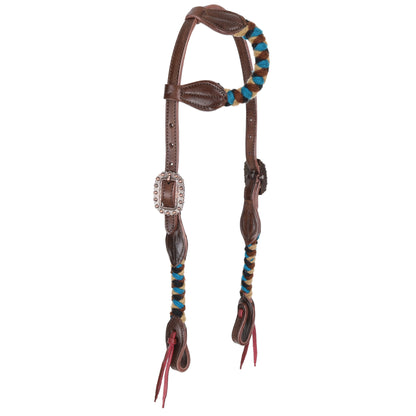 Desert Dawn Mohair Browband Headstall and Breastcollar Set