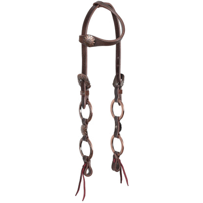 READY TO SHIP- Sunflower Ring One Ear Headstall and Breastcollar Set