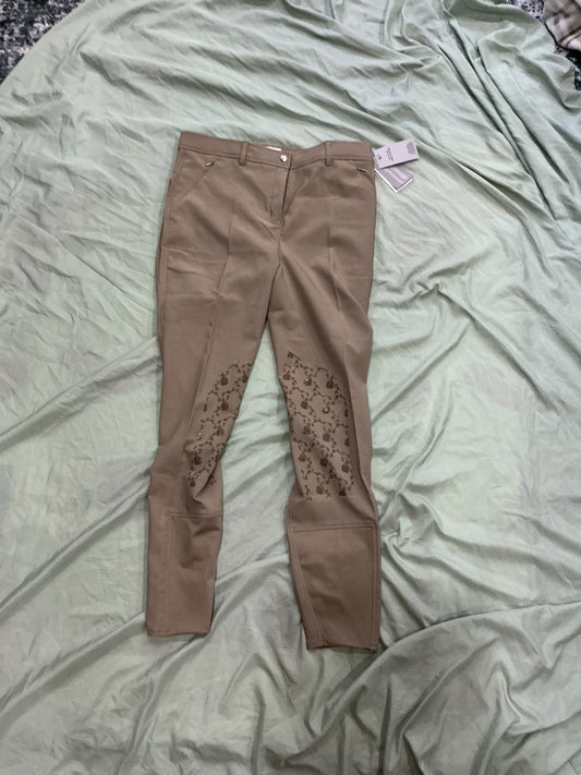 READY TO SHIP- Horze tan knee patch NEW with tags breeches