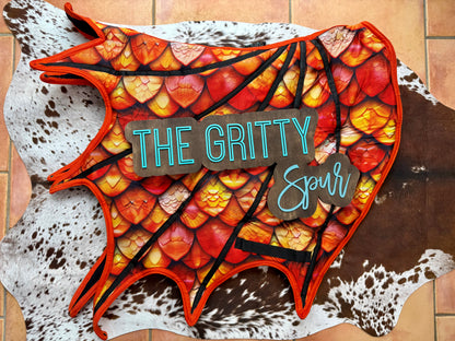 READY TO SHIP- Dragon Saddle Pad (all colors inside)