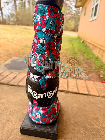 READY TO SHIP- Rubber Heel Sport Boots