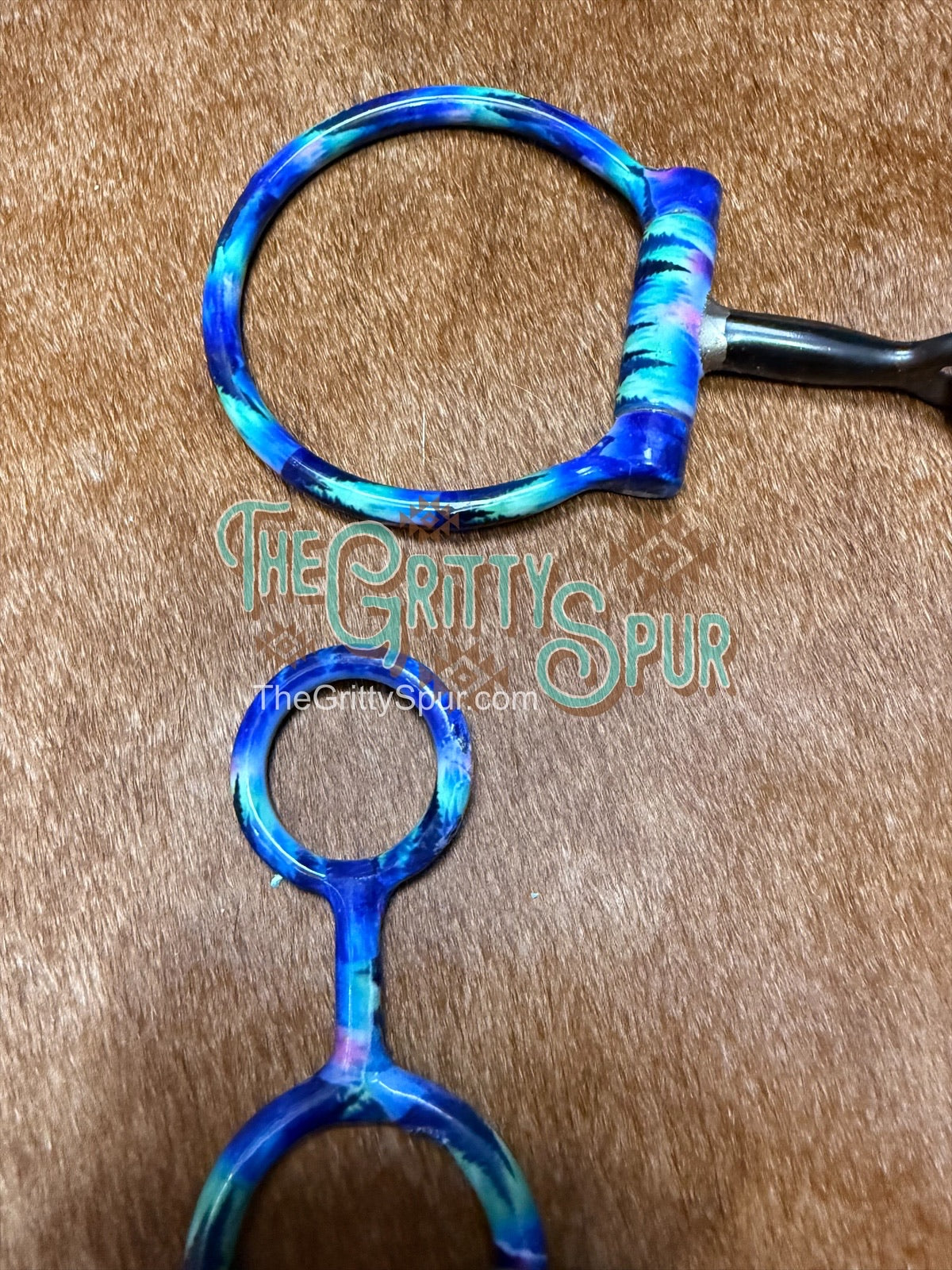 READY TO SHIP- Pattern and colored bits (snaffle and jr cowhorse)