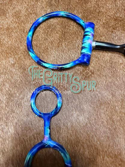 READY TO SHIP- Pattern and colored bits (snaffle and jr cowhorse)