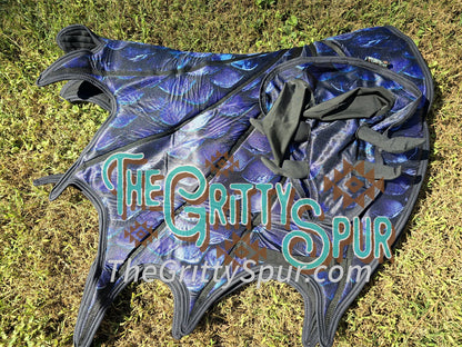 READY TO SHIP- Dragon Saddle Pad (all colors inside)