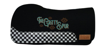 PRE ORDER- CHECKER WEAR LEATHER- Colored 100% wool felt saddle pad- tester pads