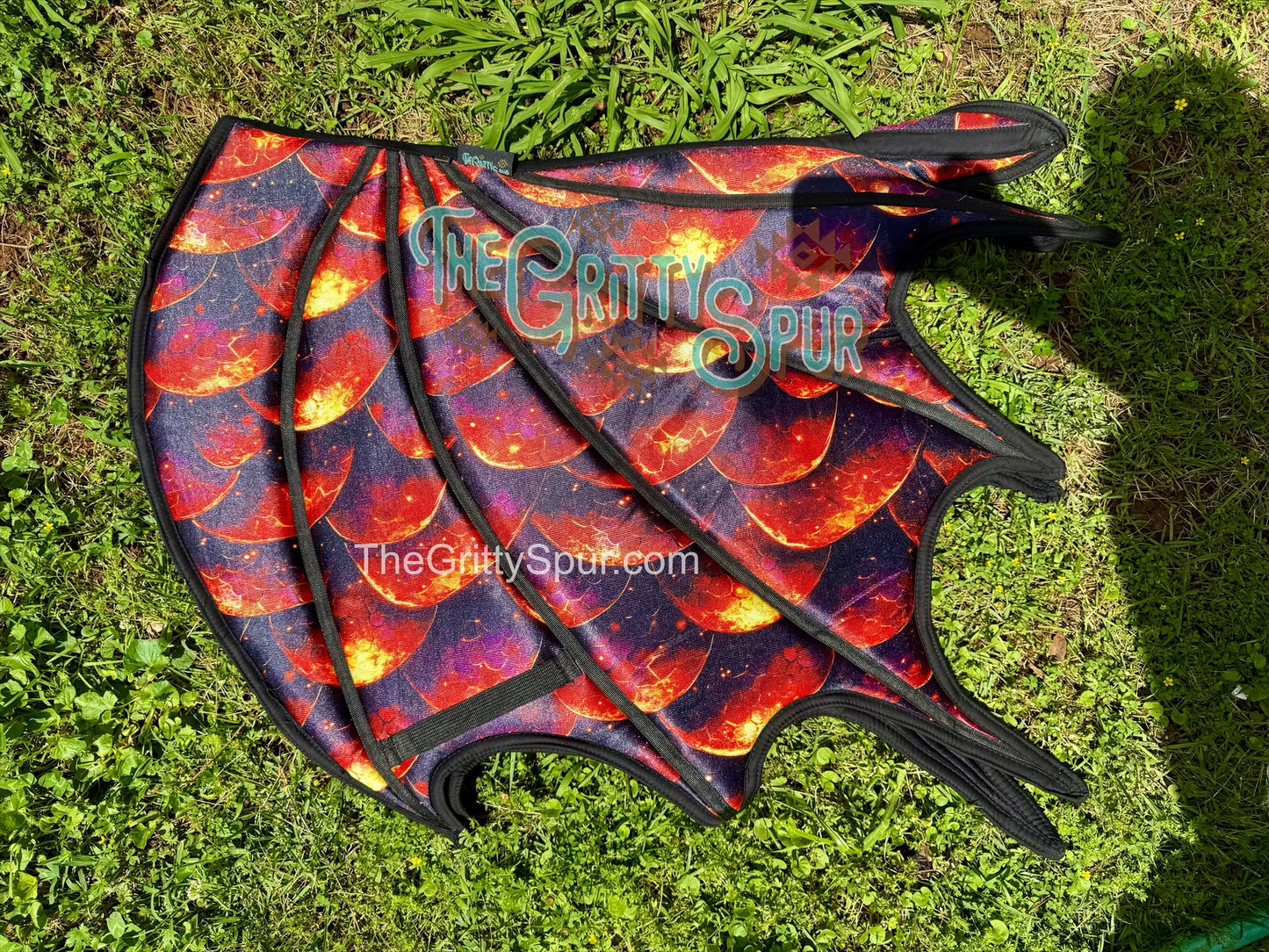 READY TO SHIP- Dragon Saddle Pad (all colors inside)