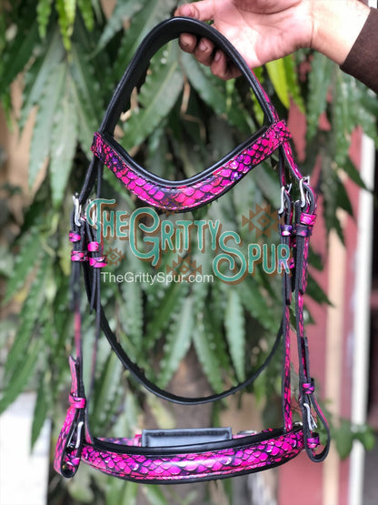 PRE ORDER- Printed English Bridle (choose print!)