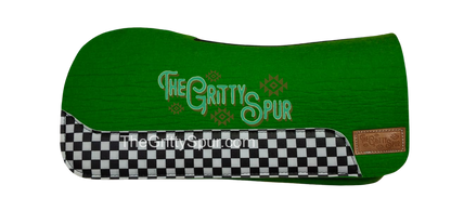 PRE ORDER- CHECKER WEAR LEATHER- Colored 100% wool felt saddle pad- tester pads
