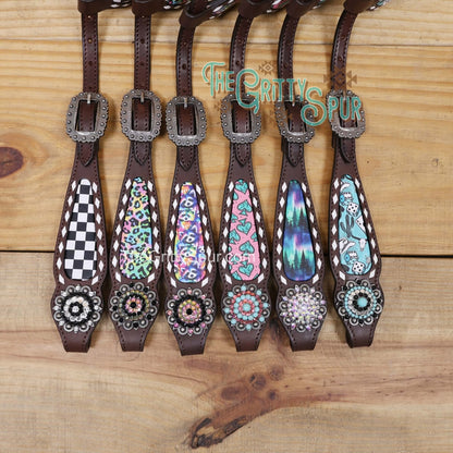 READY TO SHIP- Northern Lights printed tack set