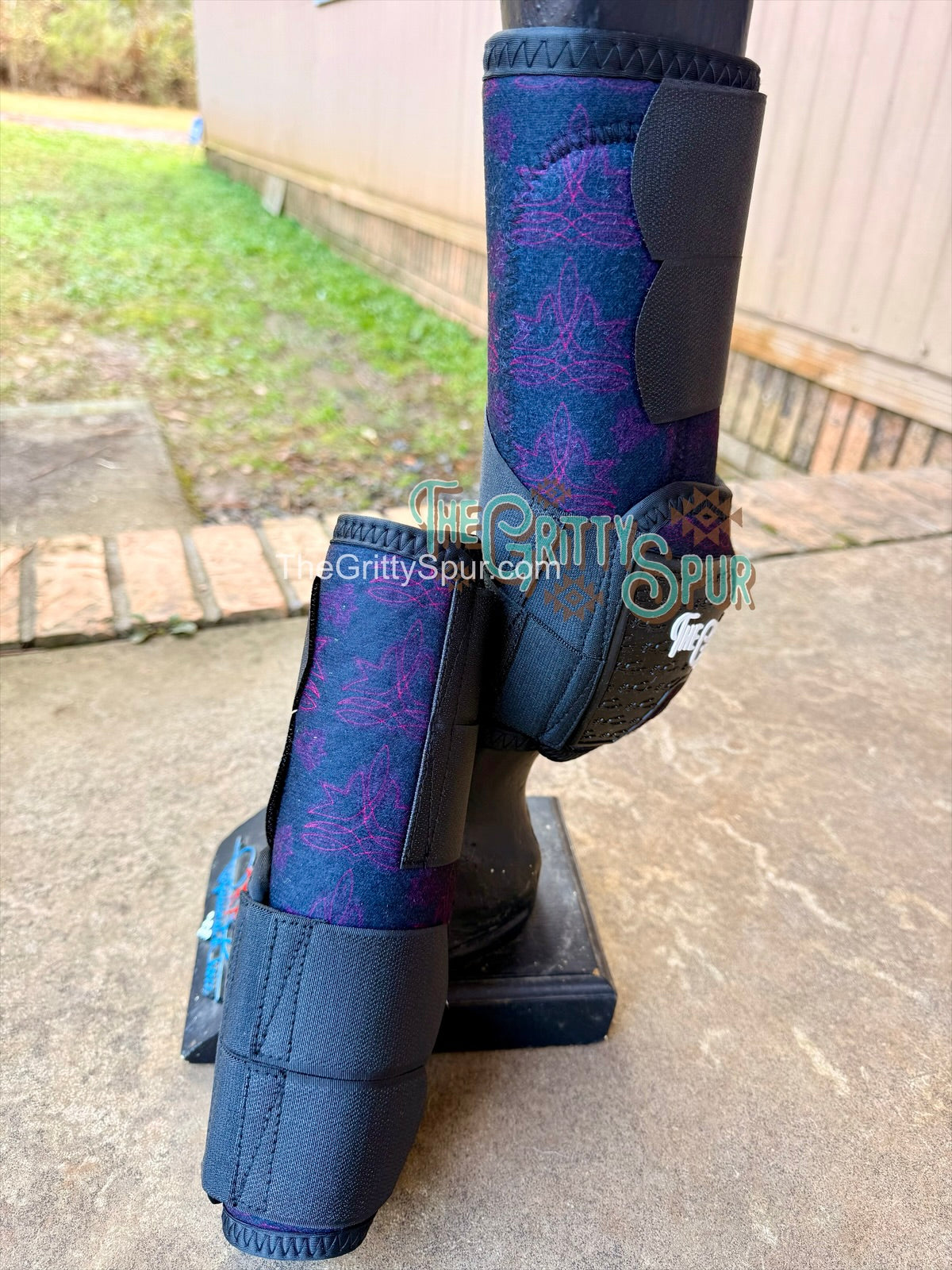 READY TO SHIP- Rubber Heel Sport Boots