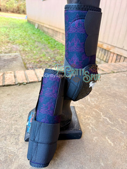 READY TO SHIP- Rubber Heel Sport Boots