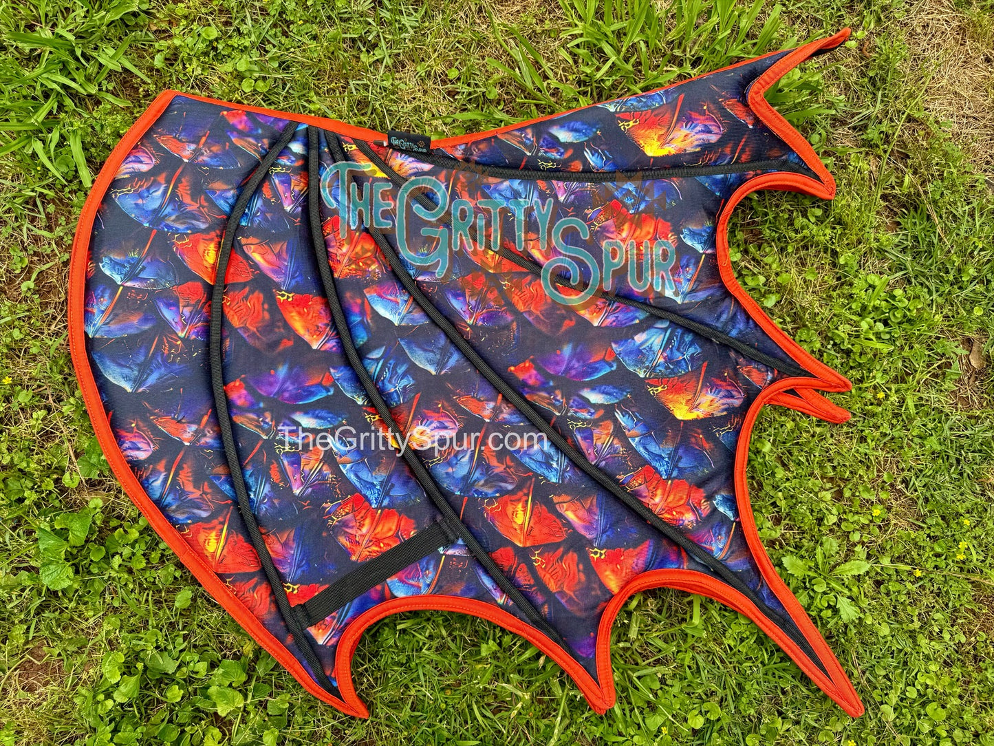 READY TO SHIP- Dragon Saddle Pad (all colors inside)