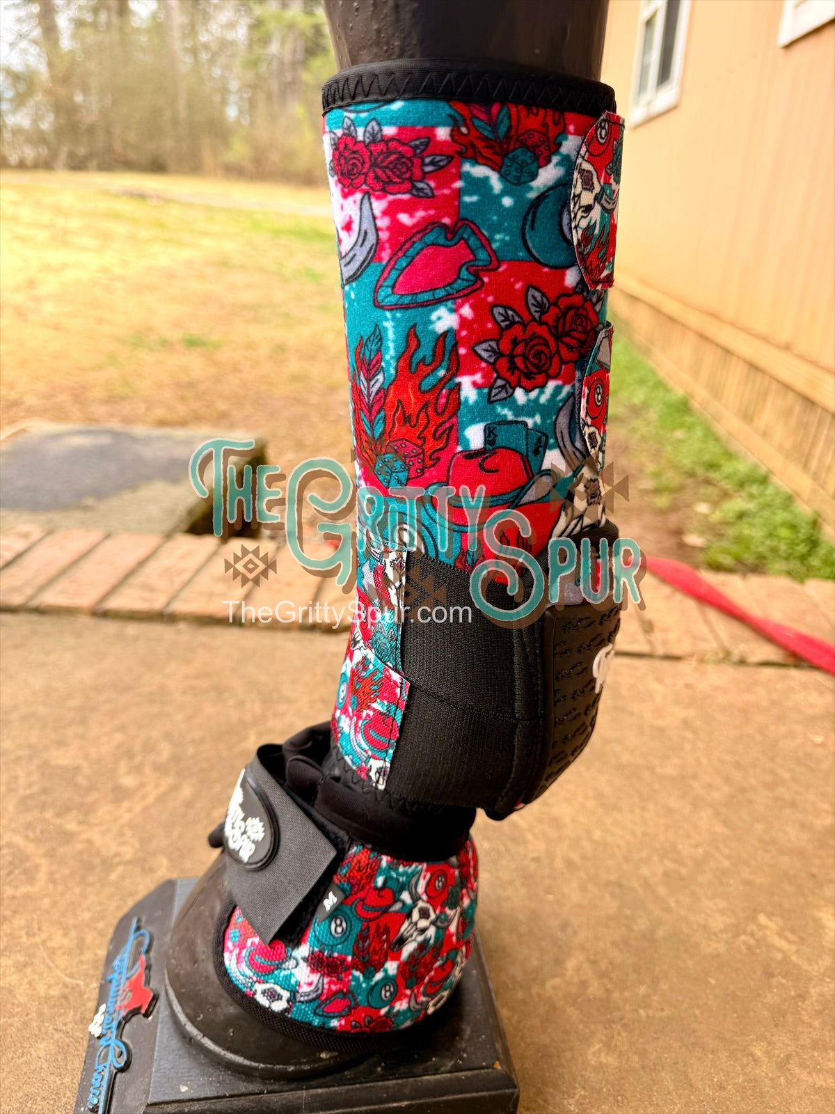 READY TO SHIP- Rubber Heel Sport Boots