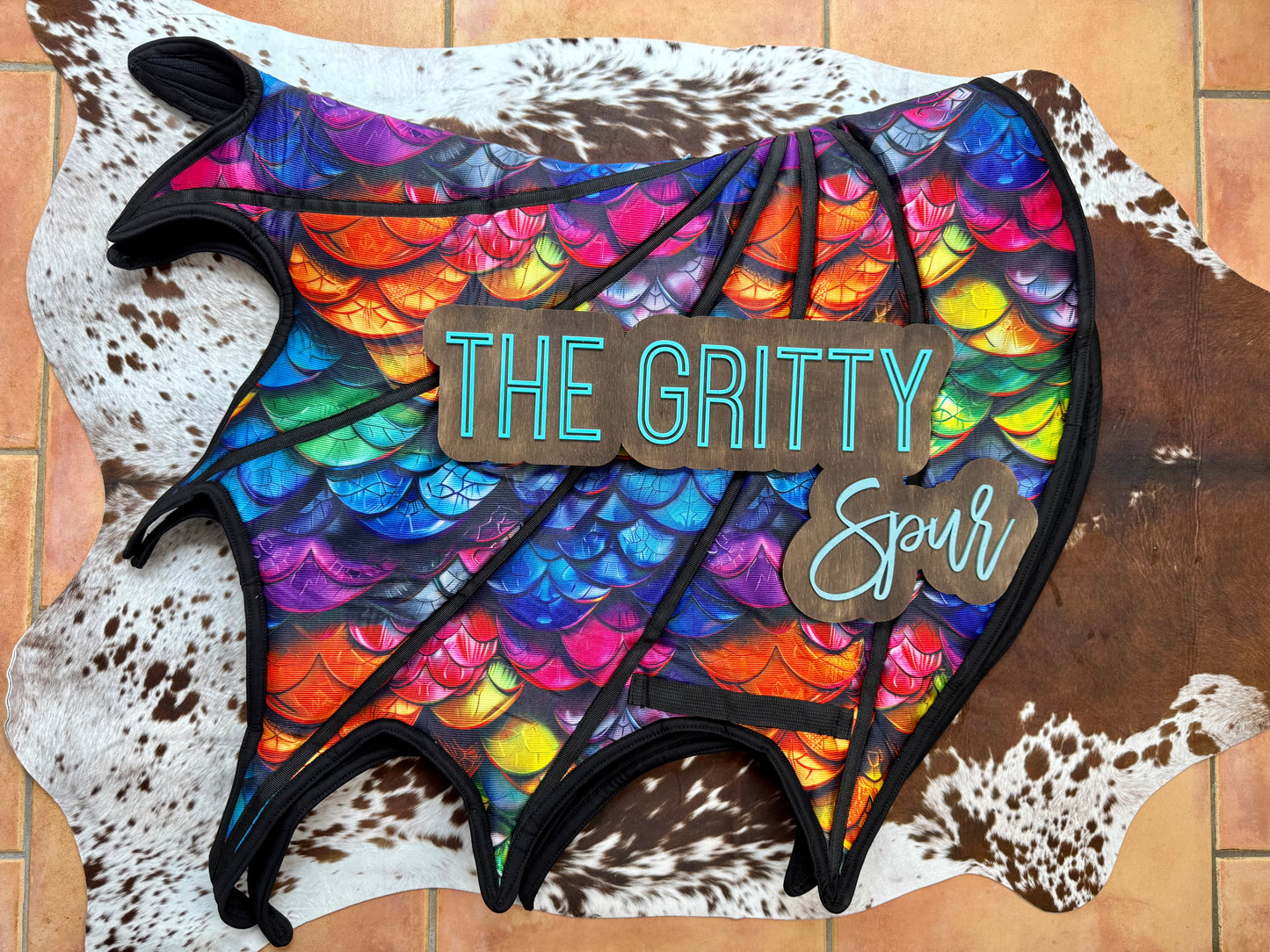 READY TO SHIP- Dragon Saddle Pad (all colors inside)