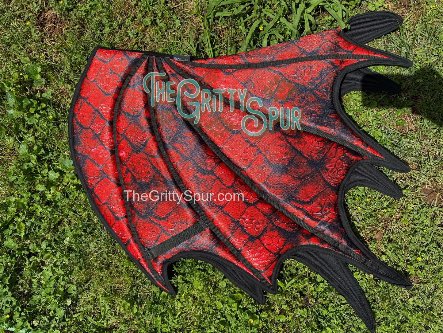 READY TO SHIP- Dragon Saddle Pad (all colors inside)