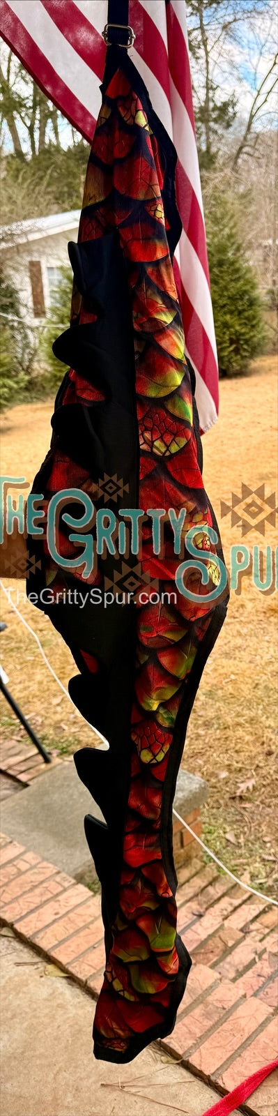 READY TO SHIP- Horse size Dragon Tail many colors inside