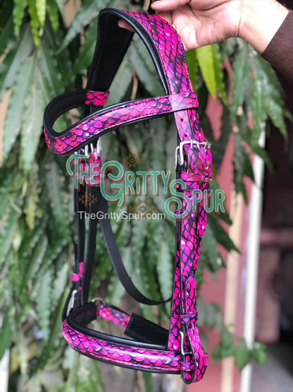 PRE ORDER- Printed English Bridle (choose print!)