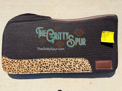 READY TO SHIP- Black 100% Wool Saddle Pad (many inside)