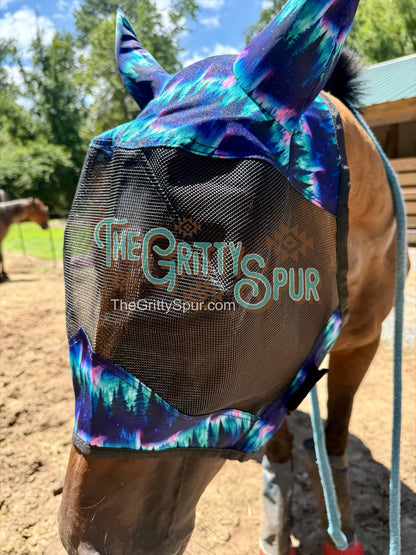 READY TO SHIP- Printed Fly Masks- ALL HORSE SIZE