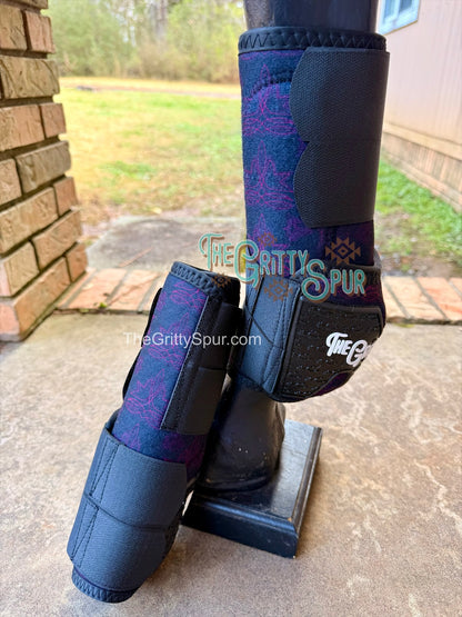 READY TO SHIP- Rubber Heel Sport Boots