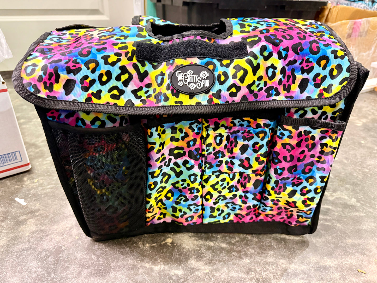 READY TO SHIP- Deluxe grooming tote (several patterns inside)