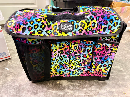 READY TO SHIP- Deluxe grooming tote (several patterns inside)