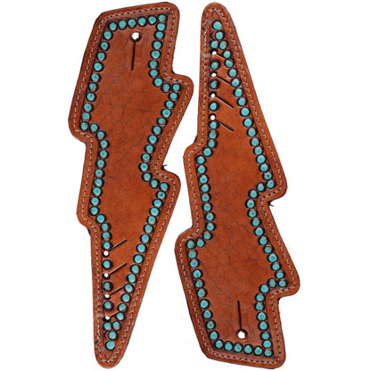 READY TO SHIP- Lightning Teal Spur Strap