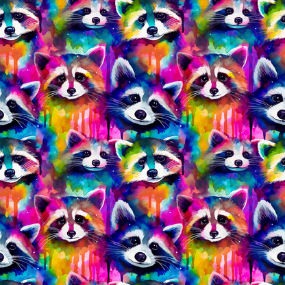 PRE ORDER Rainbow Racoon Grooming Bag