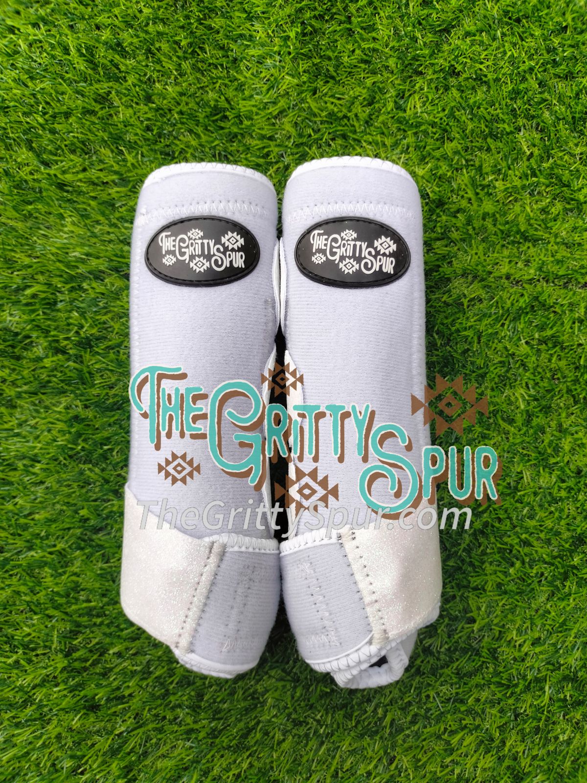 PRE ORDER- White Glitter Sport Boots