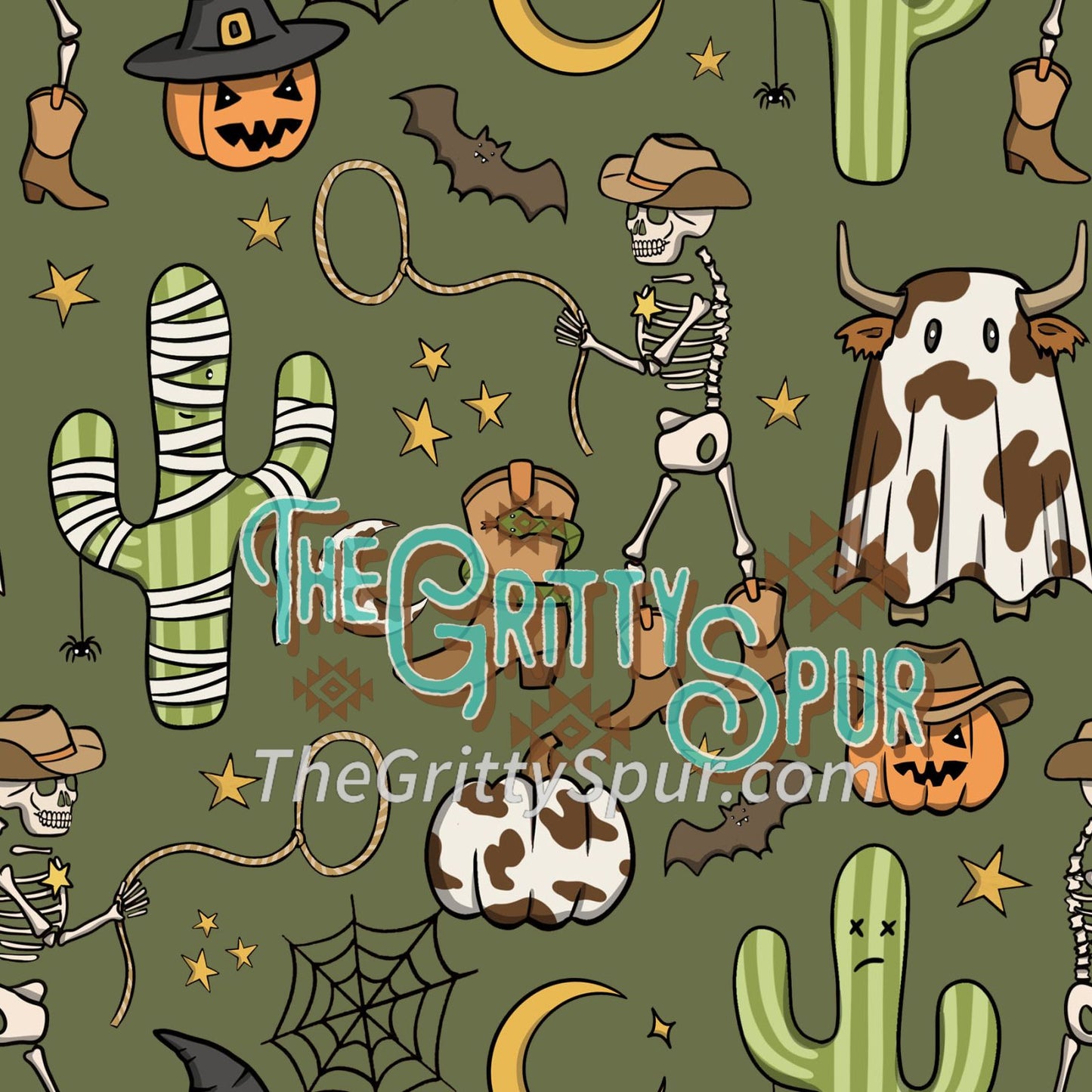 PRE ORDER Green Halloween Grooming Bag