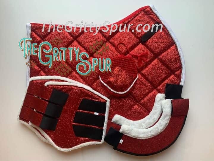 PRE ORDER red glitter pad and more