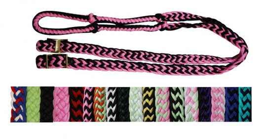 Braided barrel reins- MANY colors